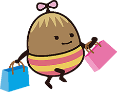 買い物をするららポン