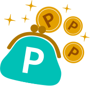 ポイントでいっぱいの財布